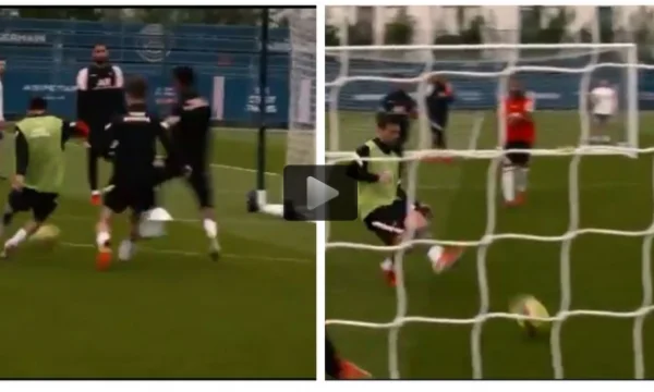 Messi demolon PSG-në në stërvitje