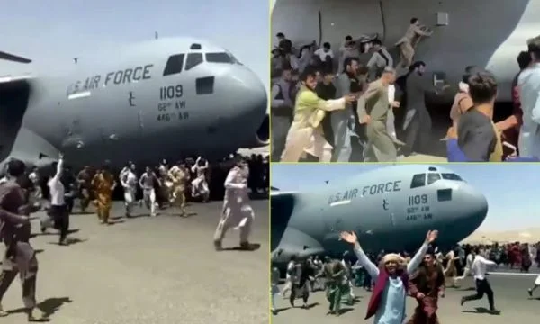 Detaje rreth ngjarjes në të cilën qindra afganë po ndiqnin me vrap aeroplanin amerikan
