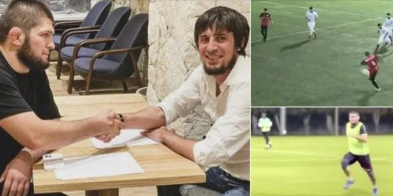 Khabib Nurmagomedov nënshkruan me skuadrën ruse të futbollit, pamjet tregojnë aftësi të mira