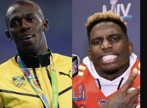Usain Bolt i gatshëm ta vendosë medaljen olimpike si bast, garon në sprint me yllin e ragbit amerikan