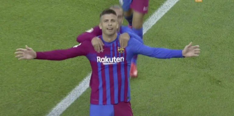 Barca e nis frikshëm edhe pa Messin, shënon në më pak se 20 minuta me anë të Pique