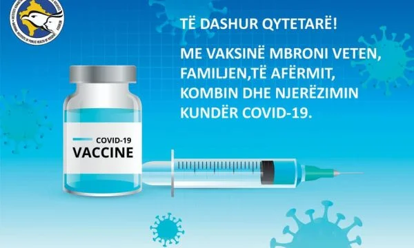 IKSHPK u bën apel qytetarëve që të vaksinohen kundër Covid-19