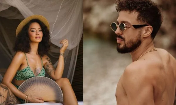 Dafina Zeqiri and Dj Geek repost intimate photos