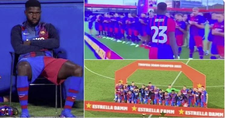 Umtiti nuk feston për trofeun ‘Joan Gamper’ – i revoltuar nga vërshëllimat e tifozëve