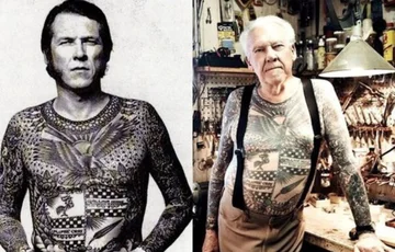 Before and after: What the tattoos look like in the skin after years