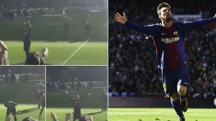 Video që nuk harrohet kurrë: Tifozi kapi momentin kur Messi ngacmonte tifozët e Real Madrid