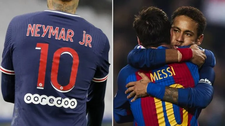 Neymar habría ofrecido el número 10 al fanele de Messes