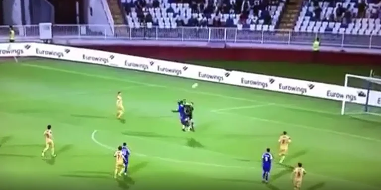 Terrible mistake by Norwegian goalkeeper: Pristina evens results against rival in Conference League