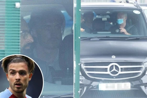 Jack Grealish quitte le complexe Man City après des examens médicaux, avant le transfert de 100 millions.
