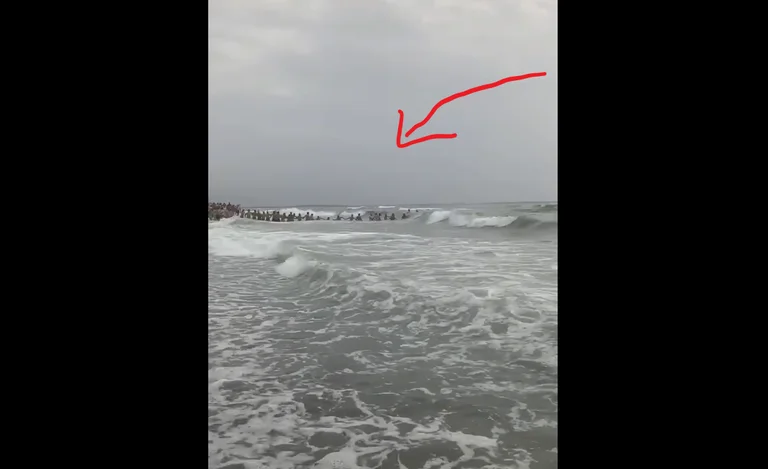 Save 9 vacationers in the Shengjin: They were taken alive after the amazing organization by vacationers (Video)