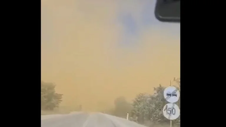 Si'. STORIA: Le coperture di polvere del Sahara in gioco a Badovc