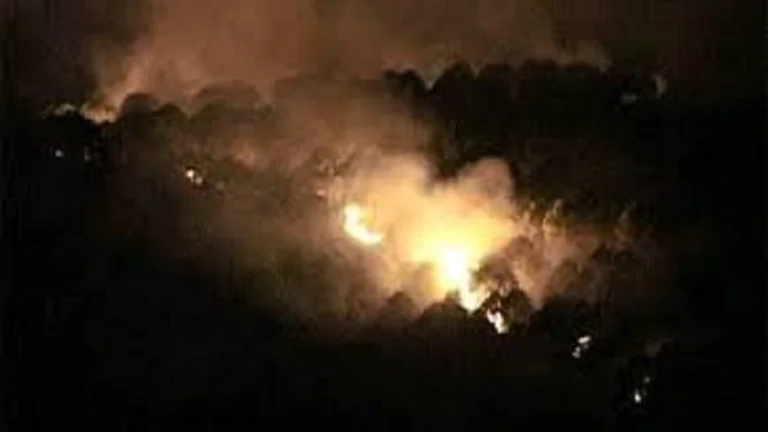 Feuer auf Mount Stryn, Feuerkräfte gehen zur Szene