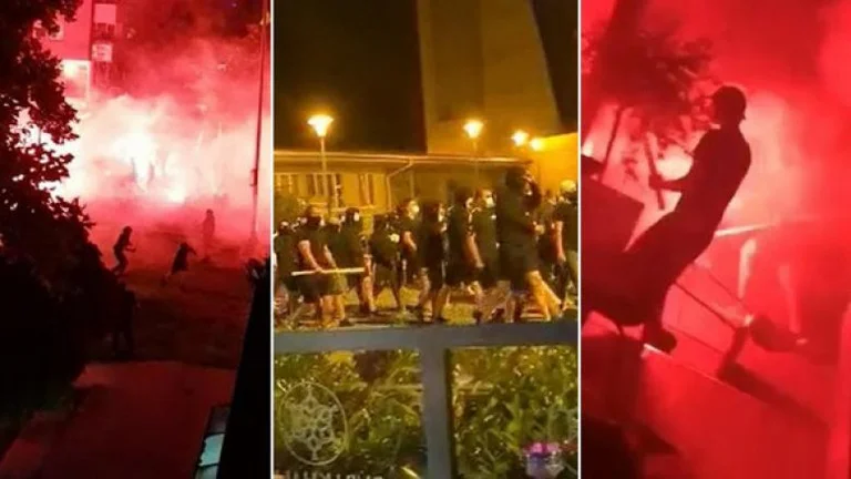 Zagreb zerstört: Wie im Krieg, massive Auseinandersetzungen zwischen Dinamo und Legia Fans