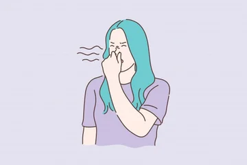 What is causing you to smell the unpleasant body, especially during the summer?