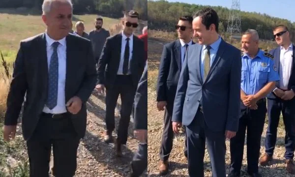 Albin Kurti se rend à Suhareka après l'incendie