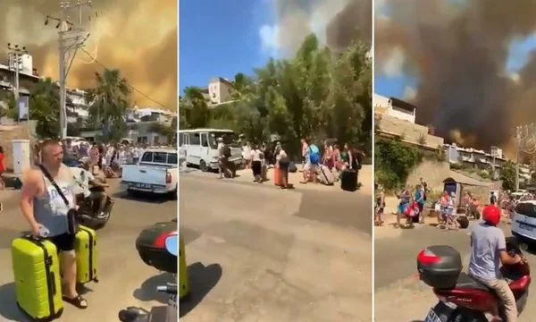 Turquie, les touristes bercés par les incendies à Bodrum sont évacués