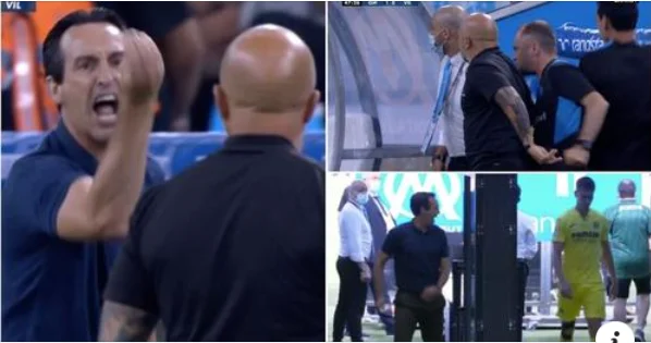 Unnai Emery absolutely lost his head after the player was disfellowshipped in the friendly against Marseilles
