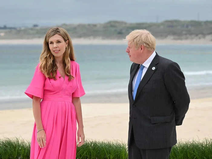 Frau des britischen Premierministers, die zum zweiten Mal schwanger ist
