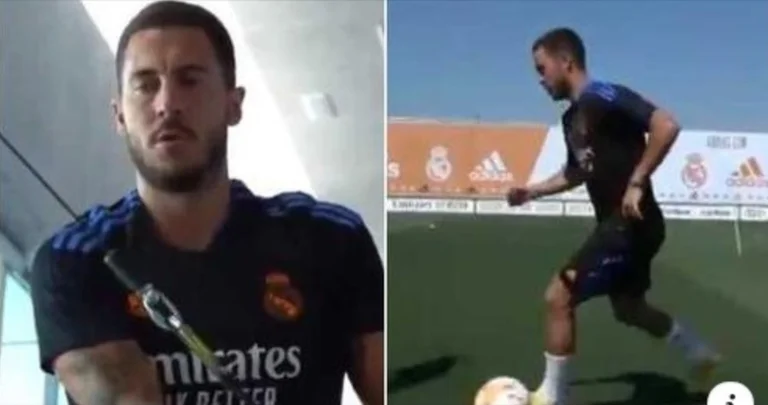 Real Madrid footballers surprised by Hazard's physics, following their return to training