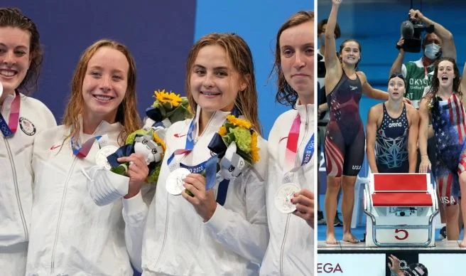 Funny Olympic: Americans break world record in swimming, but don't get gold medals