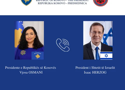 Osmani habla con el presidente israelí, está de acuerdo en conocer visitas bilaterales