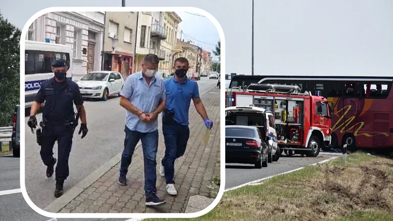 Conducteur d'autobus menotté envoyé au procureur croate (Vidéo)