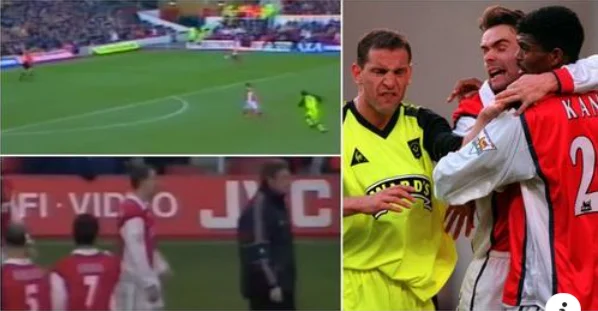 Arsenal aveva una volta segnato un gol così controverso che il match era stato annullato e doveva essere giocato di nuovo