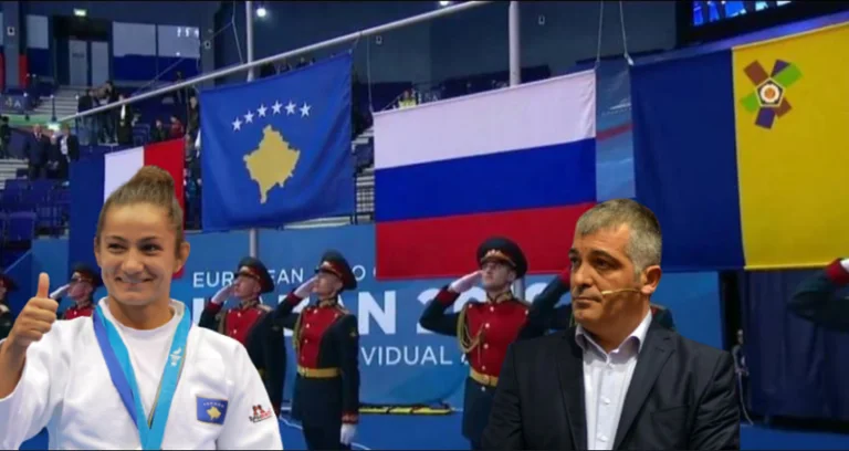 Andy Loki : Majlinda Kelmendi, c'est vous qui avez soulevé le drapeau du Kosovo devant Poutine.