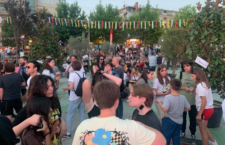 The party for the triumph of Distria Krasniqi, KOK, hosts medals from other athletes