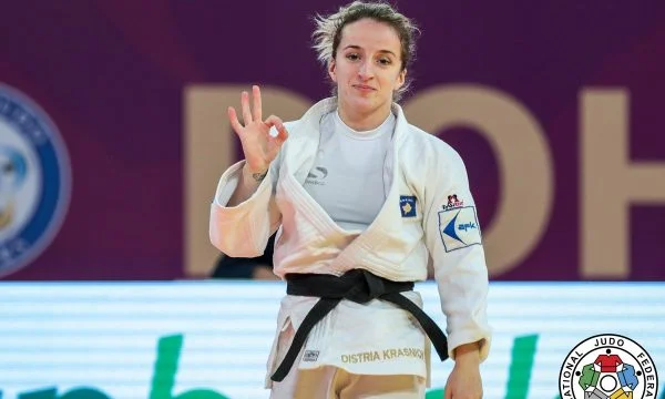 Distria Krasniqi comienza su primera carrera en BAR Tokio 2020)