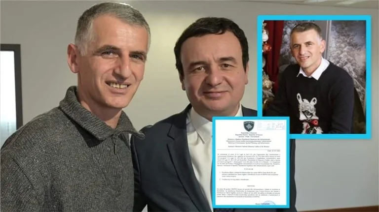 Hysen Durmishi chief of the Ministry of Infrastructure that signs and suspends night and day decisions