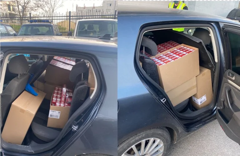 Drenas: Cigarettes en contrebande d'une valeur de 50 000 euros