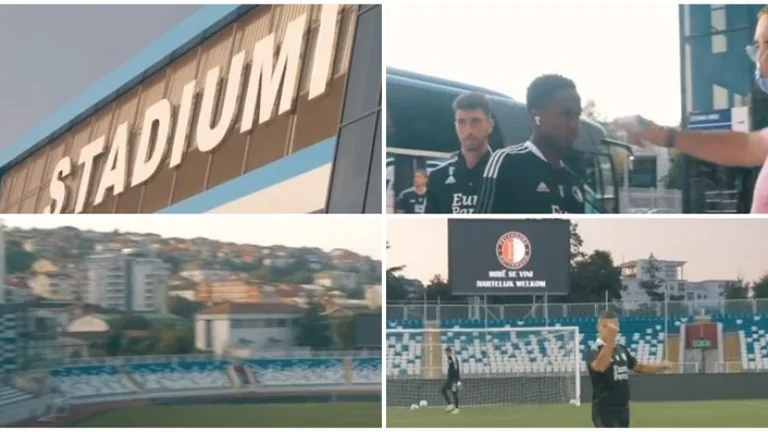 Feyenoordi publikon përmbledhje interesante nga Prishtina, para ndeshjes me Dritën