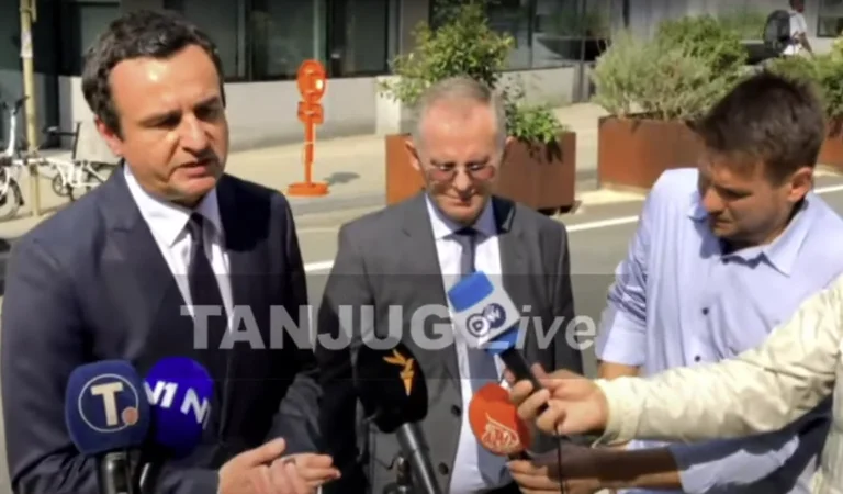Kurti pas takimit me Vuçiqin: Propozuam sërish deklaratë të Paqes – e refuzuan pa e lexuar fare