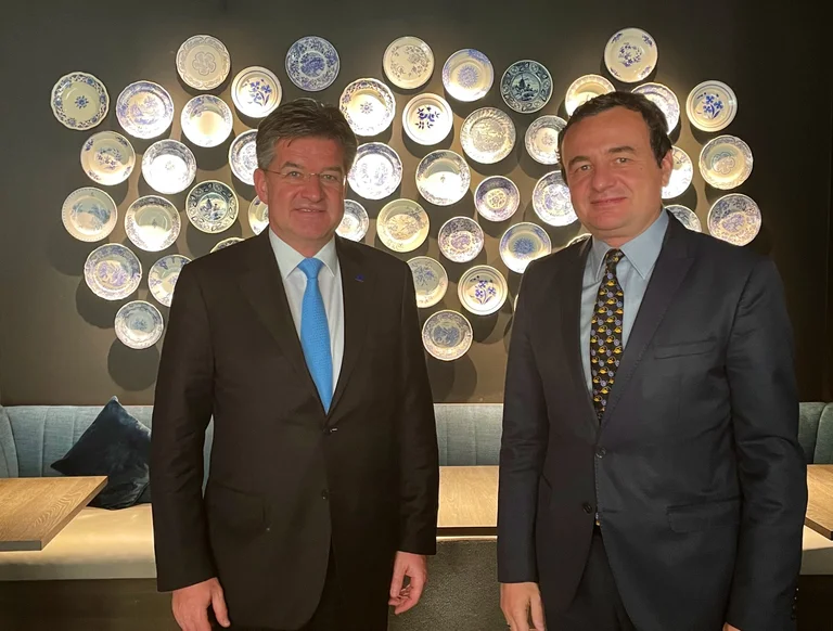 Lajcak meets Kurti and Vucinqi