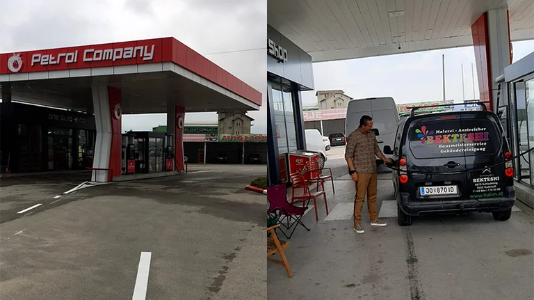 Petrol Company tani edhe në Viti, pronari Shkelzen Jusaj furnizon me derivate personalisht klientin e parë