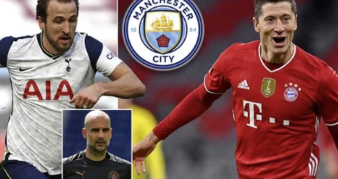 Manchester City kthen fokusin nga Lewandowski, pasi Spurs refuzoi ofertën prej 100 milion £ për Harry Kane