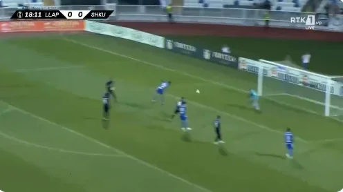 Mbyllet pjesa e parë pa gola në ndeshjen mes Llapit dhe Shkupit