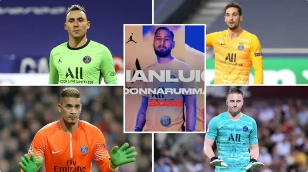 PSG më shumë shpenzon se që mendon: Ka plot nëntë portierë në ekipin e parë, pas transferimit të Donnarummas