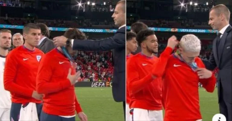 Futbollistët anglezë po kritikohen në rrjetet sociale pasi përdhosën keq medaljet e vendit të dytë mbrëmë