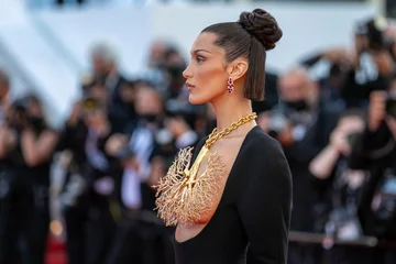Amazing: Bella Hadid's dress in Cana is so unusual