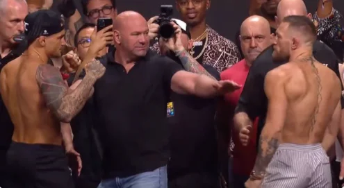 McGregor amenaza con el rival de la vida Dustin Poirier: