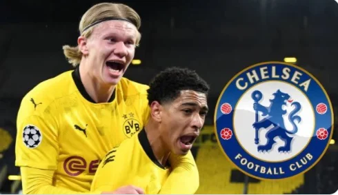 Borussia Dortmund i dërgon mesazh Chelseat për transferimin e Haalandit në “Stamford Bridge”