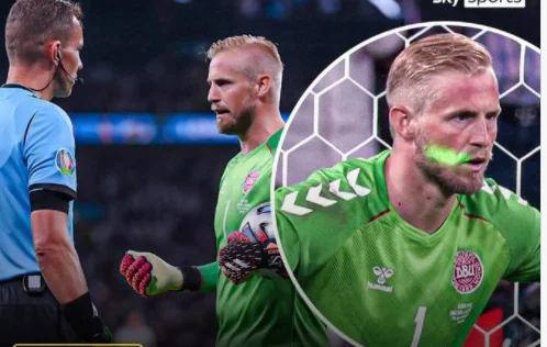 Anglia gjobitet nga Uefa, pasi incidentit me lazer në portierin e Danimarkës