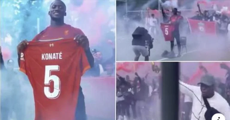 Videoja e Konates duke ua prezantuar fanellën e re të Liverpoolit shokëve të fëmijërisë, është brilante