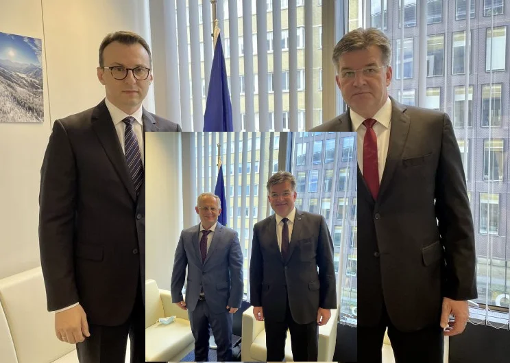 Reunión en Bruselas, Bislimi y Petkov muestran lo que se discutió