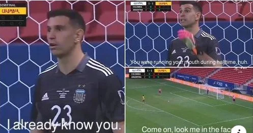 Translation video shows that Martinez used heavy word games during penalty against Argentina