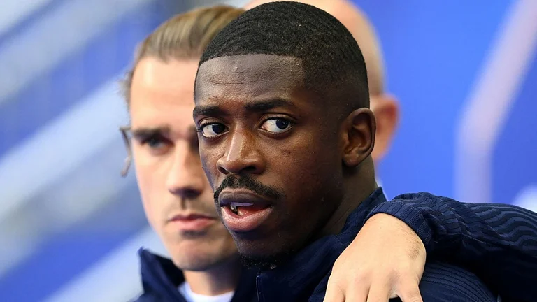 Antoine Greezmann and Osmane Demble apologize for the incident they're looking at making fun of hotel staff.