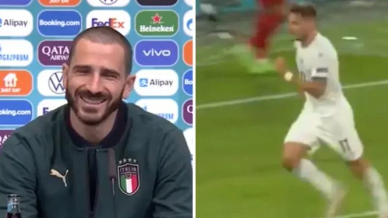 Bonuccit's weary argument for Ciro Immobile's pathetic simulation against Belgium