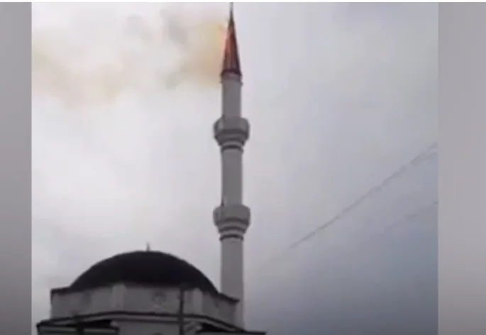 Thunder frappé, mineur en Turquie brûle